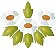 ST1-010 - Stencil - Flores II - Imagem 1