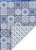 SDG-007 - Papel para Scrapbook Dupla Face Gigante - Azulejos - Imagem 1