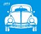 STM-185 - STENCIL MÉDIO - FUSCA - Imagem 1