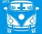 STM-186 - STENCIL MÉDIO - KOMBI - Imagem 2