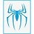 STM-700 - STENCIL MÉDIO - SUPER HEROI ARANHA - Imagem 1