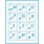 STMI2-002 - Kit Mini Stencil - Alfabeto Cursiva - Imagem 2