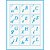 STMI2-002 - Kit Mini Stencil - Alfabeto Cursiva - Imagem 1
