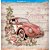 SD-0405 - SCRAP DUPLA FACE - FUSCA E ROSAS - Imagem 2