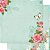 SD-0476 - SCRAP DUPLA FACE - ROSAS E BORBOLETA - Imagem 1