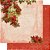 SD-0542 - SCRAP DUPLA FACE - GAIOLA DOURADA COM ROSAS VERMELHAS - Imagem 1
