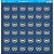 SD-0605 - SCRAP DUPLA FACE - COROAS COM FOLHAS FUNDO AZUL - Imagem 2