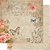 SD-0719 - SCRAP DUPLA FACE - VINTAGE DE ROSAS SALMÃO C/BORBOLETAS... - Imagem 1