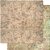 SD-0783 - SCRAP DUPLA FACE - ESTAMPA MAPA VINTAGE EUA - Imagem 1
