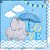 SD-0390 - SCRAP DUPLA FACE -Elegante Love Azul - Imagem 1