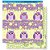 SD-0302 - SCRAP DUPLA FACE - Corujas e Folhas Verdes - Imagem 1