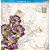 SD-0918 - SCRAP DUPLA FACE - FLORES ROXAS E ARABESCOS - Imagem 3