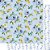 SD-0745 - SCRAP DUPLA FACE - FLORAL AZUL - Imagem 1