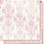 SD-0025- SCRAP DUPLA FACE - ARABESCO ROSA - Imagem 1