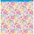 SD-0739 - SCRAP DUPLA FACE - FLORAL COR-DE-ROSA E PENAS - Imagem 3