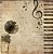 SD-0666 - SCRAP DUPLA FACE - GRAMOFONE E NOTAS - Imagem 1