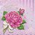 SD-0538 - SCRAP DUPLA FACE - ROSA COM LAÇO - Imagem 1