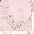 SD-0646 - SCRAP DUPLA FACE -BORBOLETAS E FLORES ROSA - Imagem 1