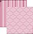 SC-155 Arabesco Rosa - Papel para Scrapbook Dupla Face - Imagem 1
