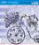 SDSXX-003 - PAPEL PARA SCRAP DECOR - BICICLETA COM CESTA DE FLORES - Imagem 1