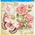SD-0349 - PAPEL PARA SCRAPBOOK DUPLA FACE - BORBOLETA E ROSAS - Imagem 2