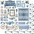 SD-1105 - SCRAP DUPLA FACE - RUSTICO AZUL, ROMANTICO - Imagem 1