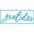 STP-159 - Stencil Pequeno - Palavra Gratidão - Imagem 1
