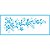 STP-154 - Stencil Pequeno - Flores e Folhas - Imagem 1