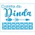 STR-168 - STENCIL - COZINHA DA DINDA - Imagem 1