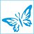 ST-X-080 - STENCIL - BORBOLETA - Imagem 1