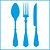 ST-X-174 - STENCIL - TALHERES - Imagem 1