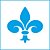 ST-X-239 - STENCIL - FLOR DE LIS - Imagem 1