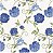 Guardanapo 24x24 Flores Azul - Imagem 1