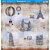 SD-0761 - PAPEL PARA SCRAPBOOK DUPLA FACE - BALÃO PARIS VINTAGE - Imagem 2