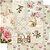 SD-0956 - PAPEL PARA SCRAPBOOK DUPLA FACE- ROSAS, PÁSSARO E BICICLETA - Imagem 1