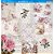 SD-0956 - PAPEL PARA SCRAPBOOK DUPLA FACE- ROSAS, PÁSSARO E BICICLETA - Imagem 3