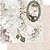 SD-0972 - PAPEL PARA SCRAPBOOK DUPLA FACE - DAMA NA MOLDURA E CARTAS - Imagem 1