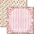 SC-470-Rose e Mint 4 - Papel para Scrapbook Dupla Face - Imagem 1