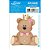 APM8-0630 - APLIQUE EM MDF - URSA DE COROA ROSA - Imagem 2