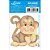 APM8-0815 - APLIQUE EM MDF - MACACO - Imagem 2