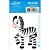 APM8-0816 - APLIQUE EM MDF - ZEBRA - Imagem 2