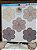 SDE-013- EMBELEZADORES - ROSA RECORTADA GRANDE -CINZA - Imagem 1