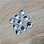 Chaton 12mm - Pacote com 26 unidades- branco - Imagem 1