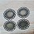 Tag para Chaton Oval 24x18mm - Pacote com 06 unidades-  Ouro velho - Imagem 1