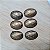 Chaton Oval 18x14mm - Pacote com 26 unidades-  Ouro Velho - Imagem 1
