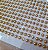 Cartela 1/2 perola -4mm - cor ouro - Imagem 2
