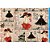 PD-0128 - PAPEL PARA DECOUPAGE - MULHER FASHION, VESTIDO - Imagem 1
