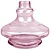 Vaso Para Narguilé Pequeno - Rosa Claro - Imagem 1