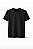 Camisa masculina 100% algodão preta - Imagem 1