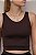 top fitness poliamida marron cacau - Imagem 3